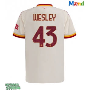 AS Roma Wesley Franca #43 Replika Udebanetrøje 2026-27 Kortærmet